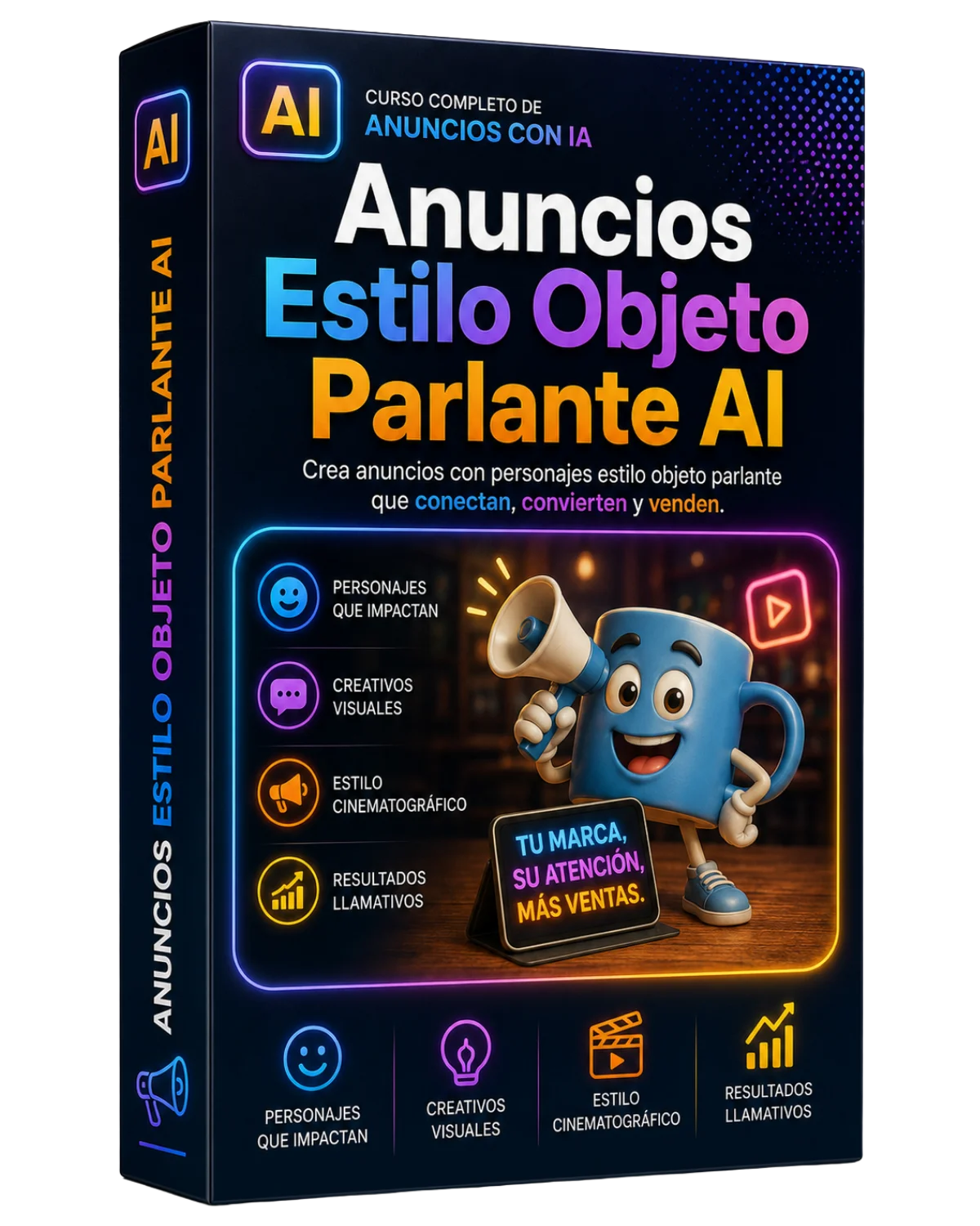 Anuncios estilo Pixar (objeto parlante)