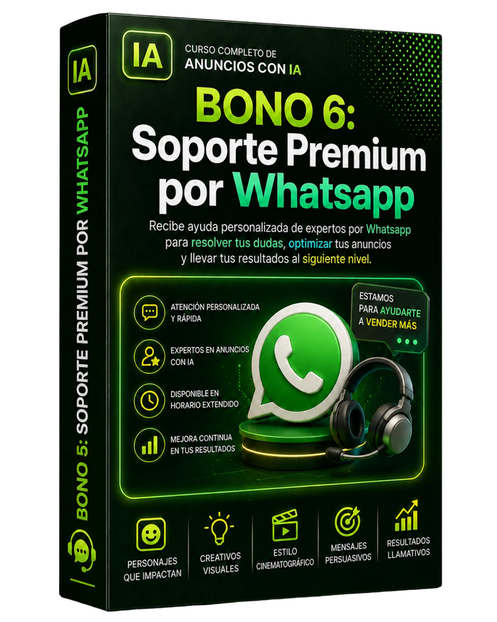 Soporte Premium por WhatsApp