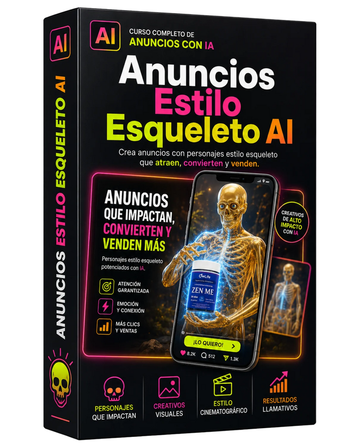Anuncios estilo Esqueleto AI