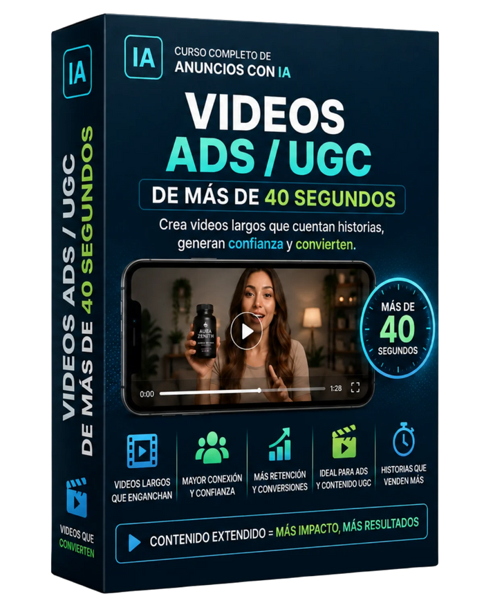 Videos Ads/UGC +40 segundos